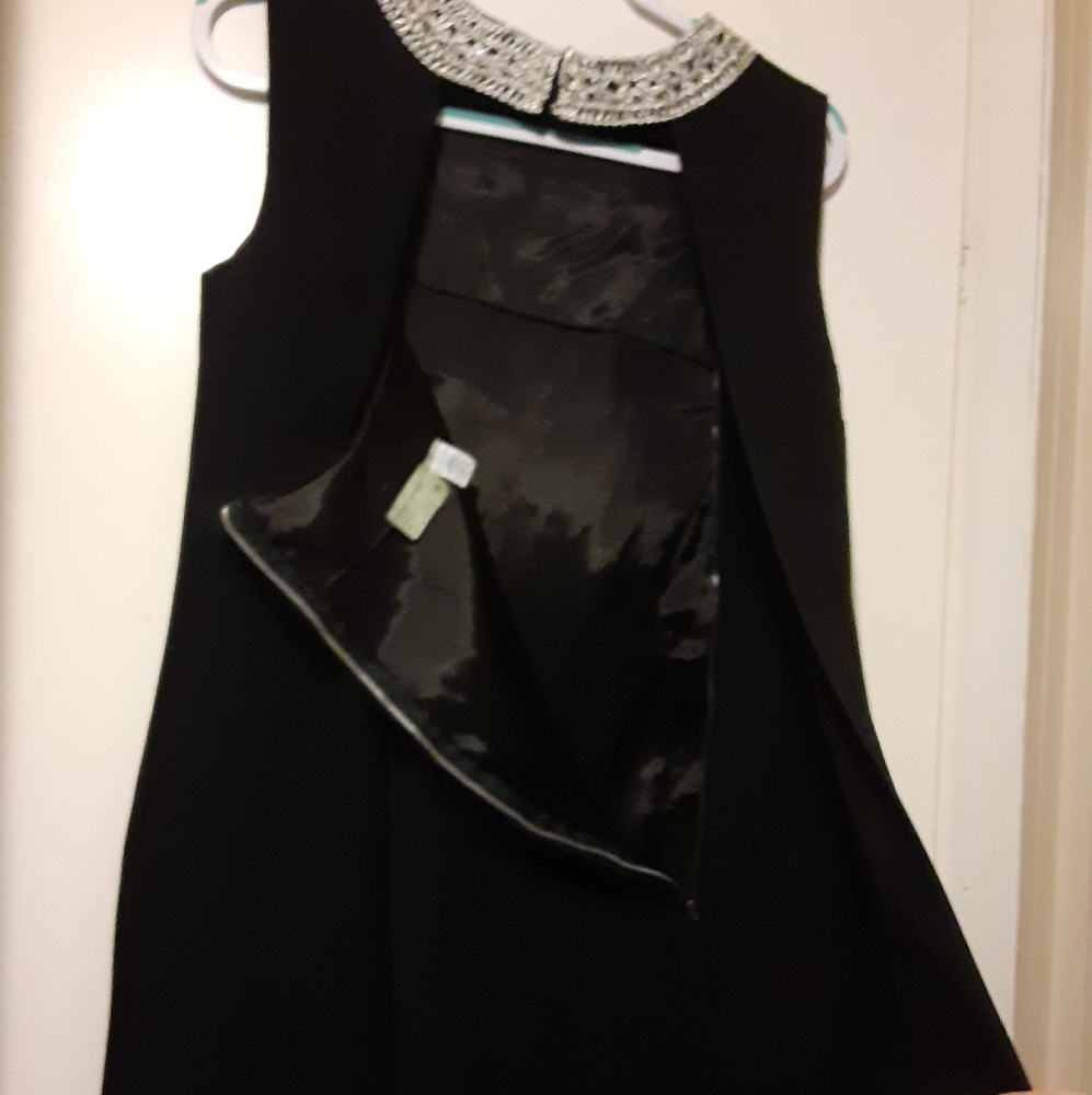 Gorgeous Vintage 50s Little Black Dress - Picture 3 of 10